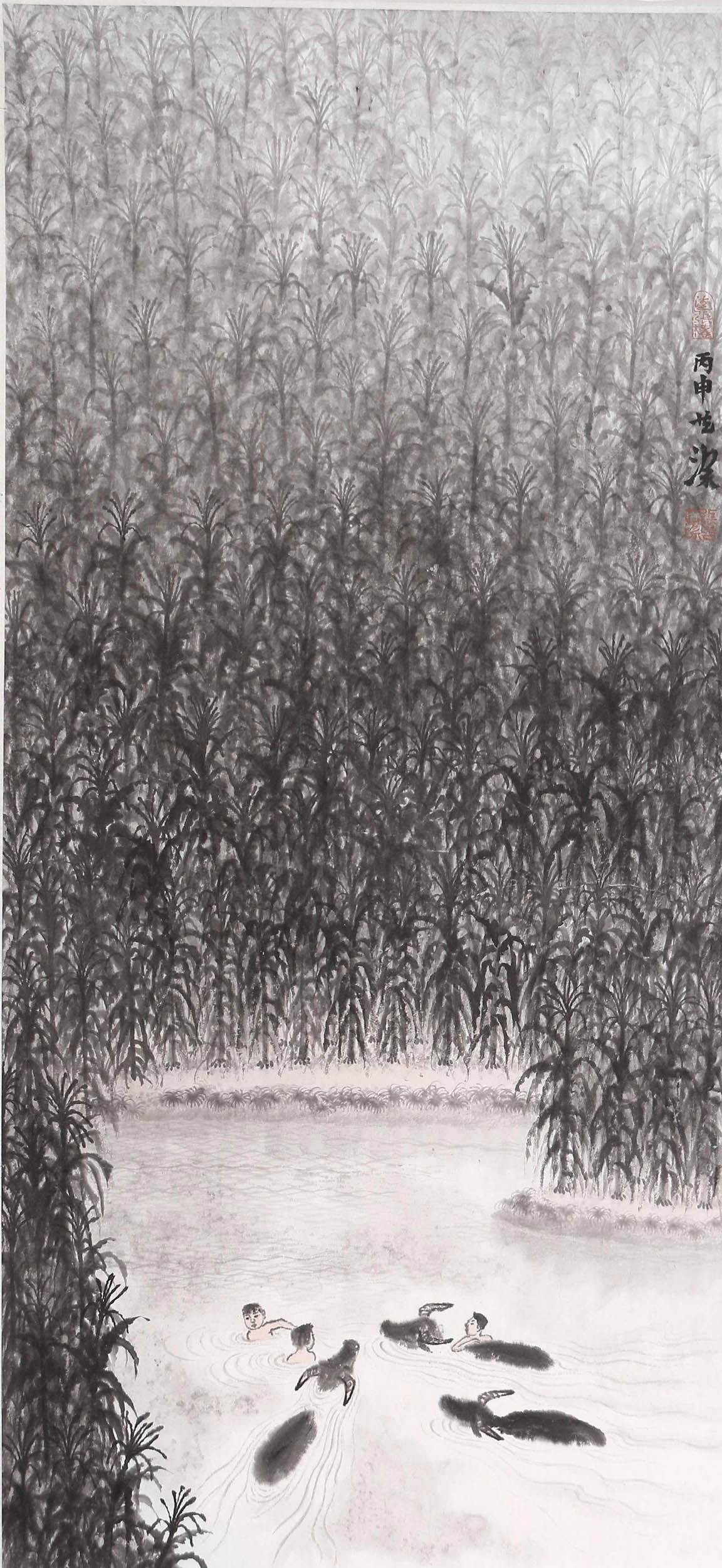 消夏 45X97cm