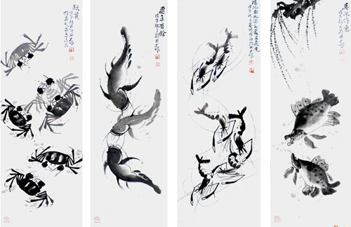 刘典才个人书画作品赏析